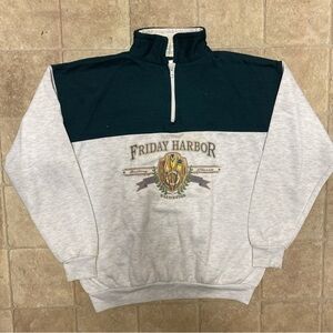 Friday Harbor VTG Sweatshirt L Measurement USA Made
